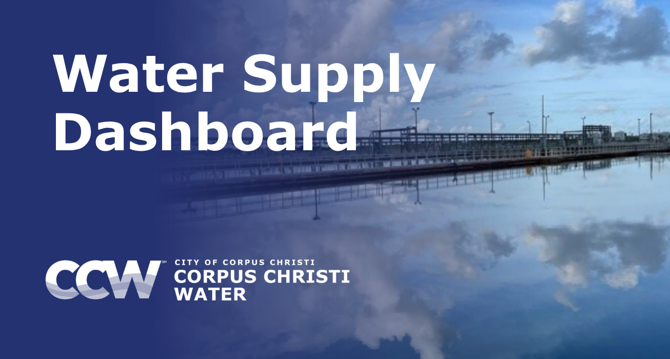 Water Supply Dashboard; Corpus Christi Water