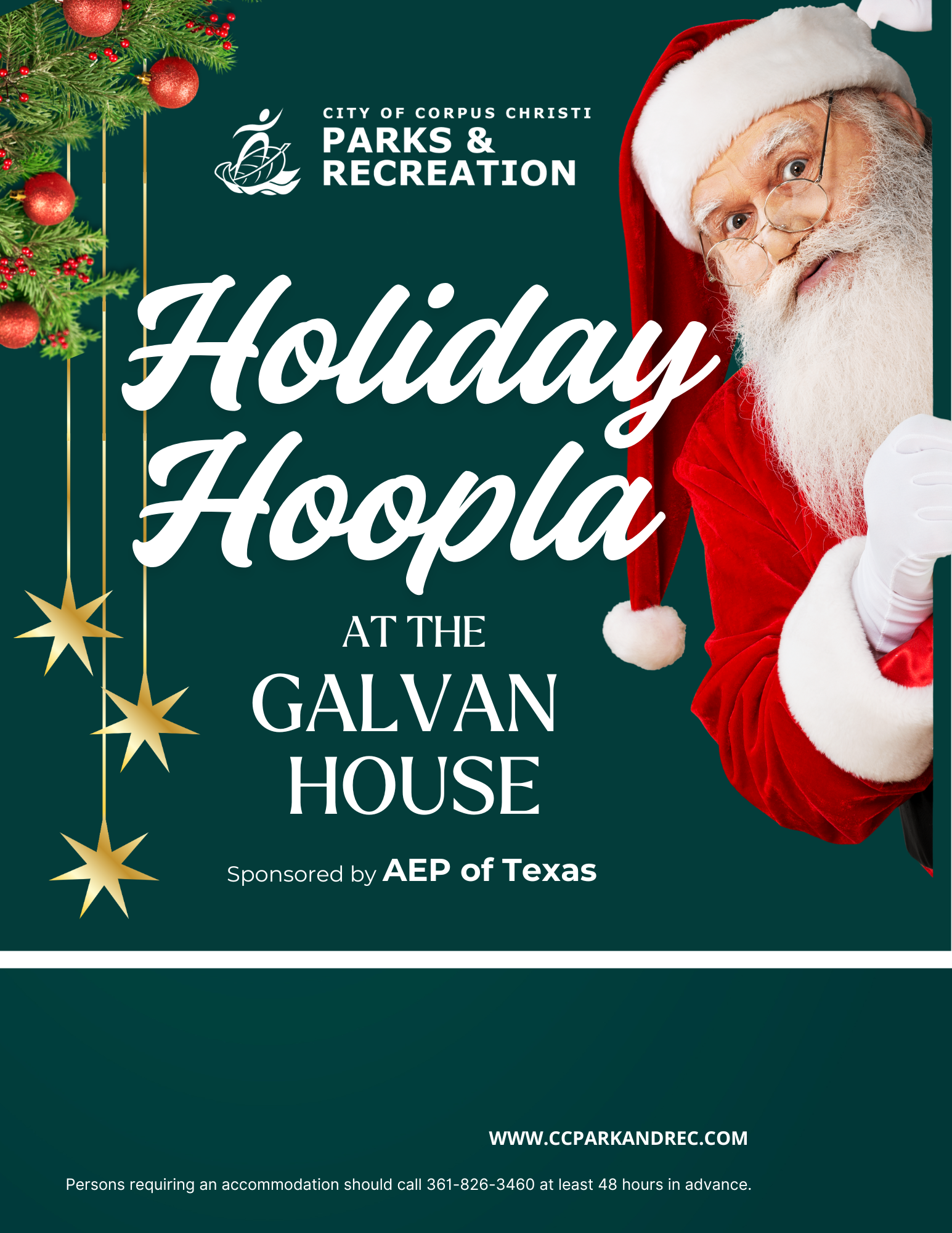 Holiday Hoopla at the Galvan House