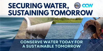Securing Water, Sustaining Tomorrow: Conserve water today for a sustainable future tomorrow.
