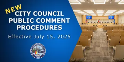New City Council Public Comment Procedures - Effective July 15, 2025