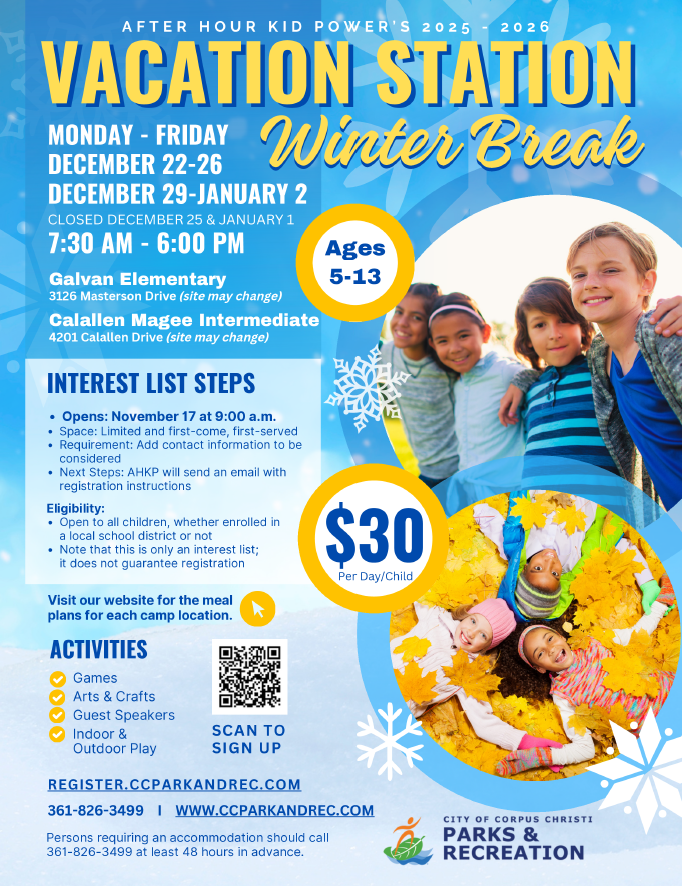 Vacation  Station Winter Break