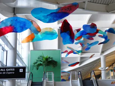 Public Art titled "When The Sun Meets The Sea"