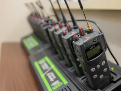 walkie talkies