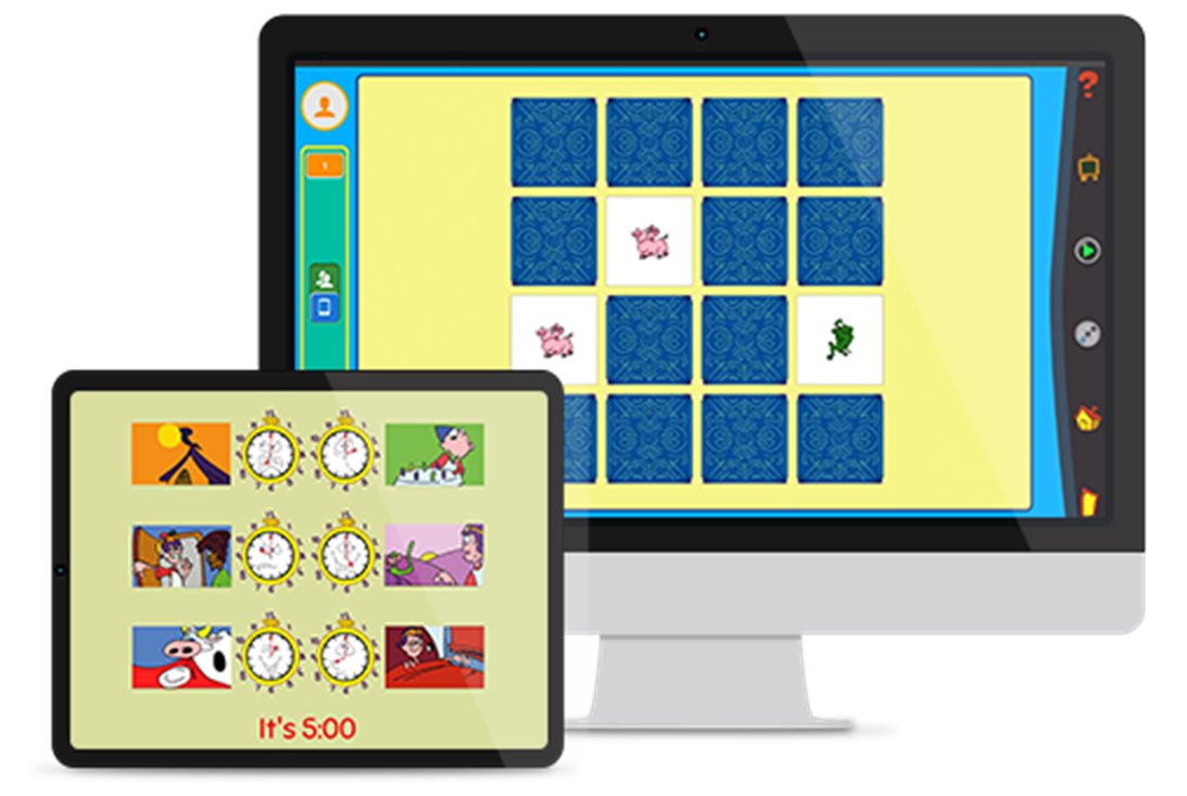 KidSpeak on desktop and mobile devices