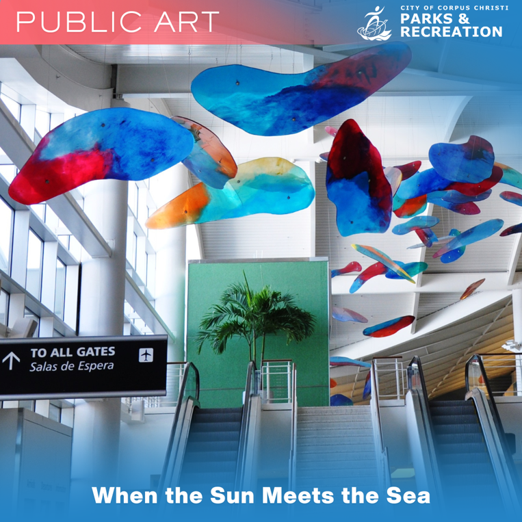 Corpus Christi Public Art – “When the Sun Meets the Sea” image