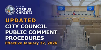 Updated City Council Public Comment Procedures. Effective January 2026.