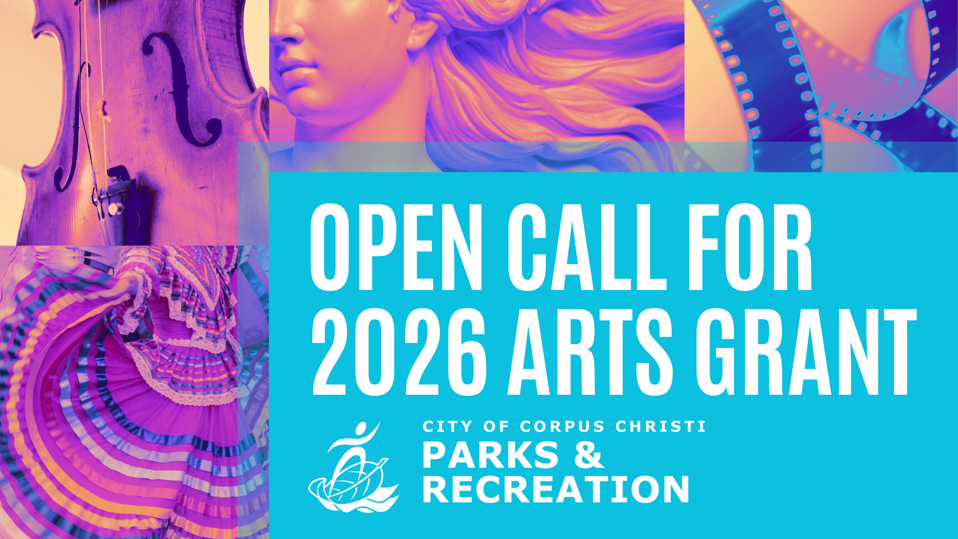 Open Call for 2026 Arts Grant; City of Corpus Christi Parks and Recreation