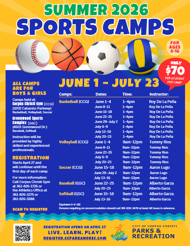 Summer 2026 Sports Camp thumbnail