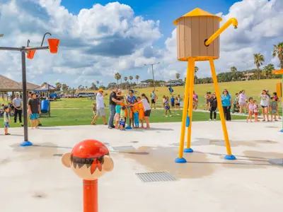 Cole Park Splash Pad Grand Opening