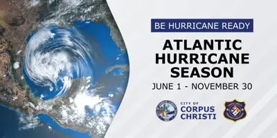 Be Hurricane Ready. Atlantic Hurricane Season. June 1 - November 30.