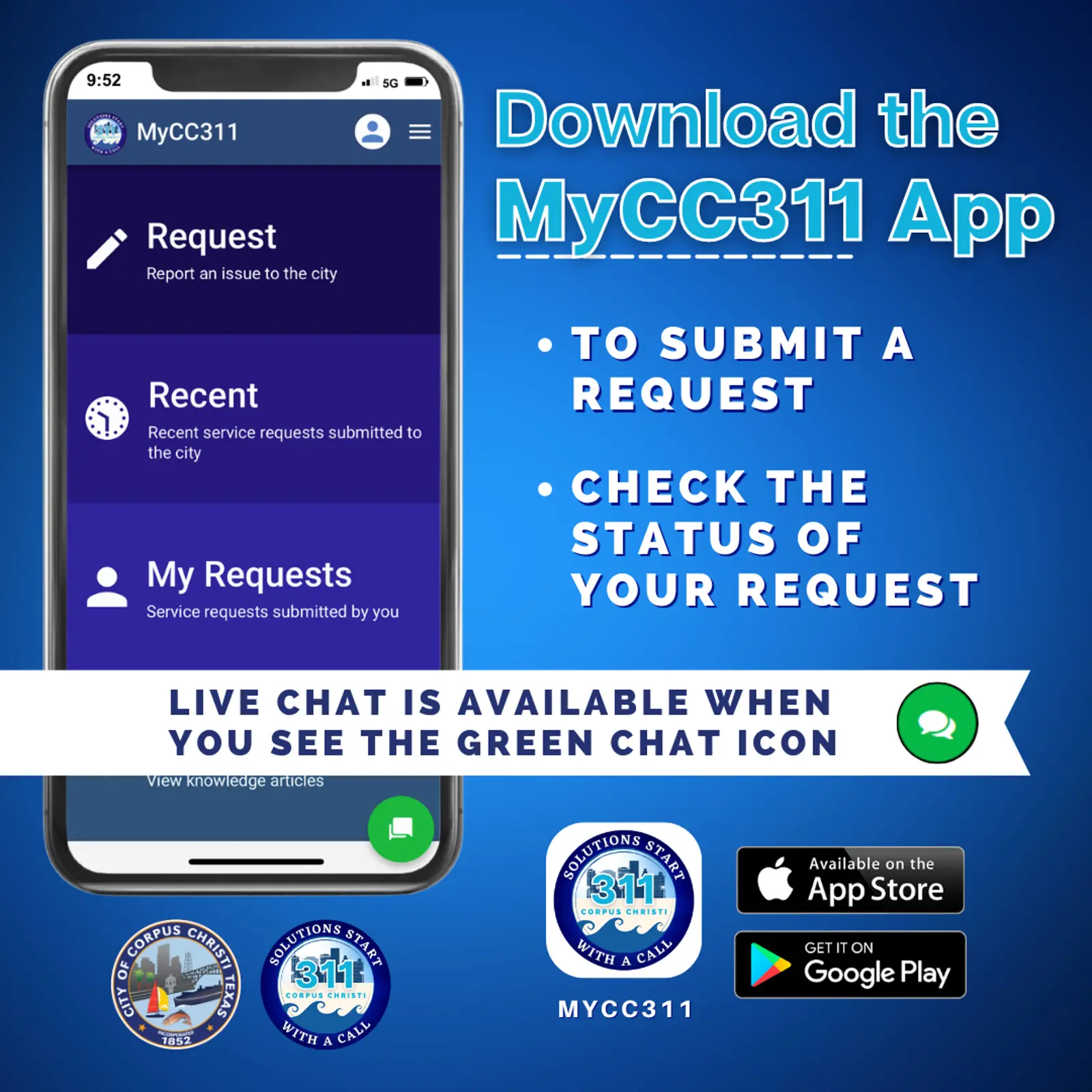 City Call 311 Call Center | City of Corpus Christi