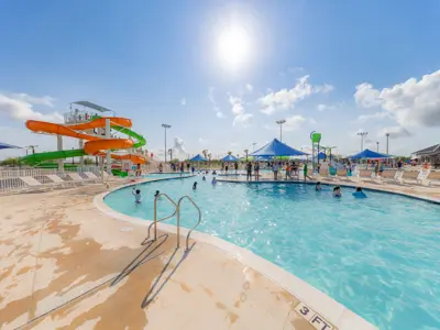 Pool with Water Slides