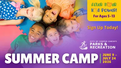 After Hour Kid Power Summer Camp; June 9 - July 24, 2026; For ages 5 - 13; Sign Up Today!