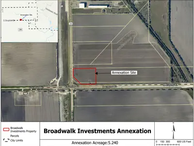 Broadwalk Annexation Exhibit Map